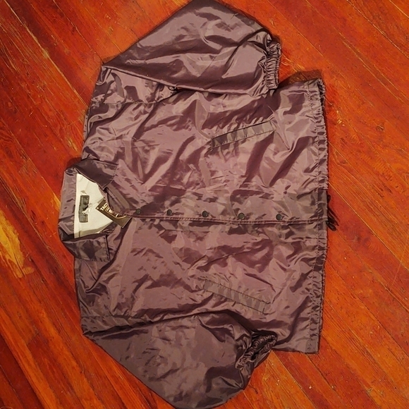 Tact Squad Dark Navy Flannel Lined Windbreaker "Coach Jacket" Sz L NWT - Picture 1 of 10